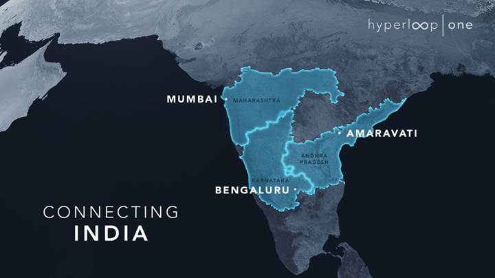 Virgin Hyperloop One, Hindistan'da ulaşım ağı kurmayı planlıyor