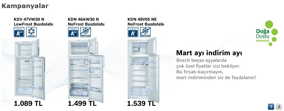  Bosch Kampayası - Bosch Buzdolabı Bilgi ve Tecrübesi olanlar