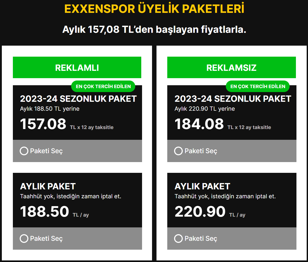 Exxen ve Exxenspor [ANA KONU] Başarılar Fenerbahçe, Galatasaray ve Beşiktaş