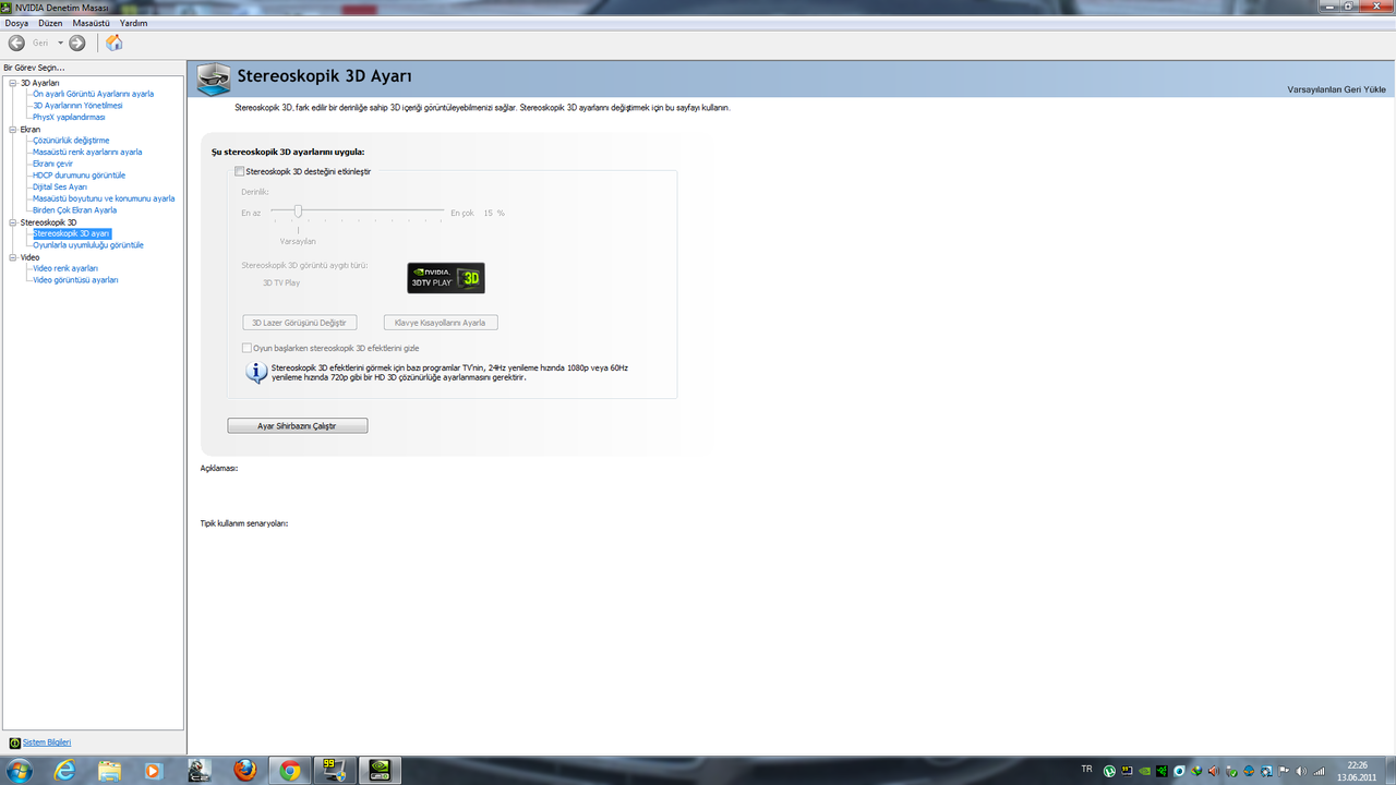 Nvidia kullanıyorum, videolarım 3D oldu