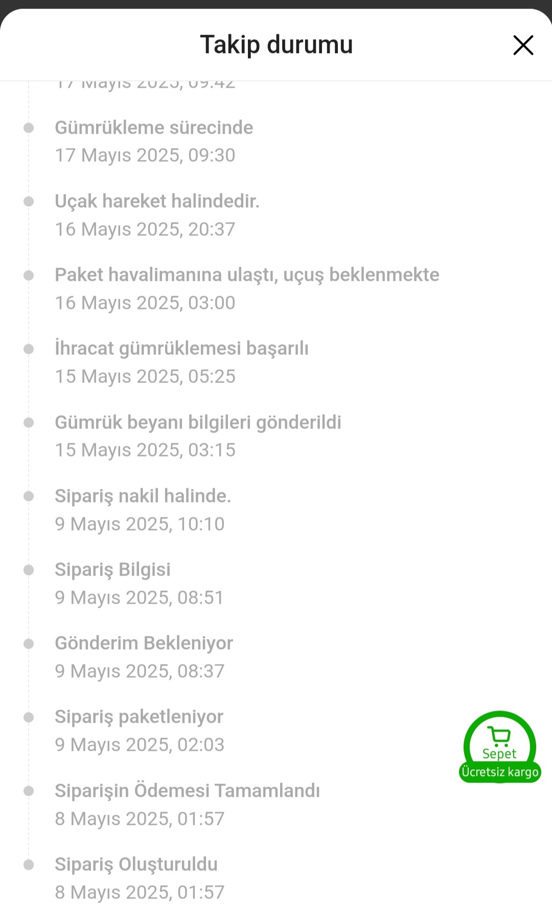 TEMU Ürün, Sipariş, Kargo, Gümrük vs Konuları [Ref. Link Hariç Tüm Konular]