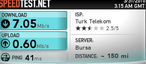  *-*-*Speedtest Verilerimizi paylaşalım*-*-*