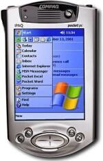 SATILIK 100£ COMPAQ IPAQ 3970 Avuçiçi Bilgisayar Win Pocket PC