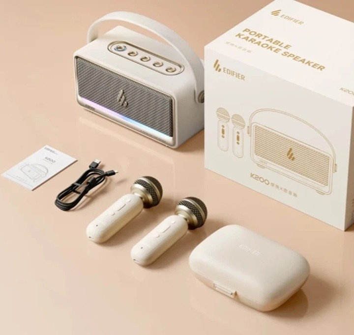 Edifier K200 üst seviye karaoke sunuyor