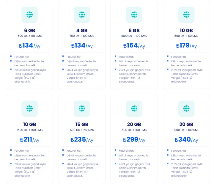 Netgsm tüm tarifelere ortalama yüzde 68 zam yaptı