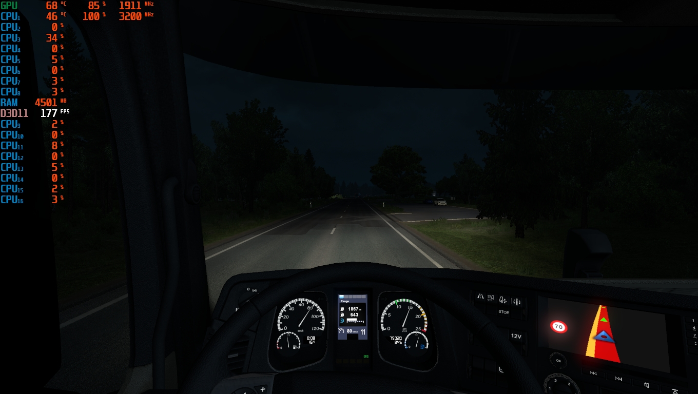 euro truck sim 2 işlemci kullanımı 