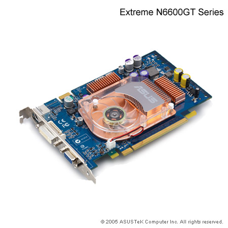  ASUS EXTREME N6600GT PCI-EX 128MB DDR3