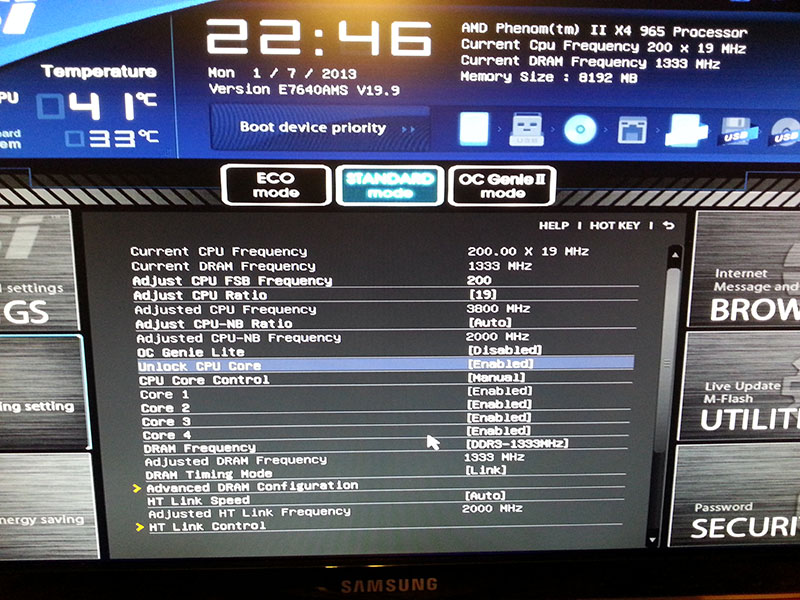  AMD 965 VE RAM OVERCLOCK lütfen yardımcı olun ustalar...
