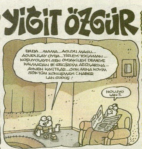  Şu bebek karikatürü