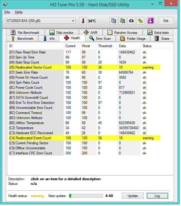  Hdtune disk değerleri değerlendirme?