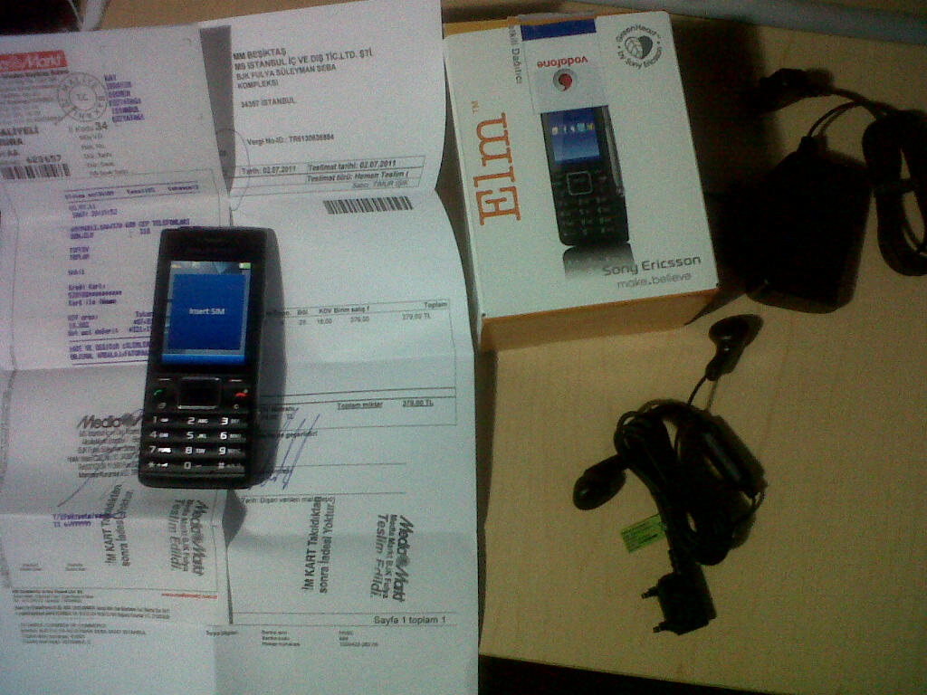  Satılık Sony Ericsson ELM