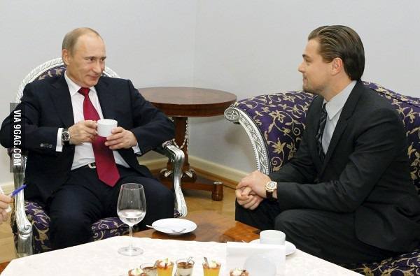  Putin ve DiCaprio ne konuşuyor?