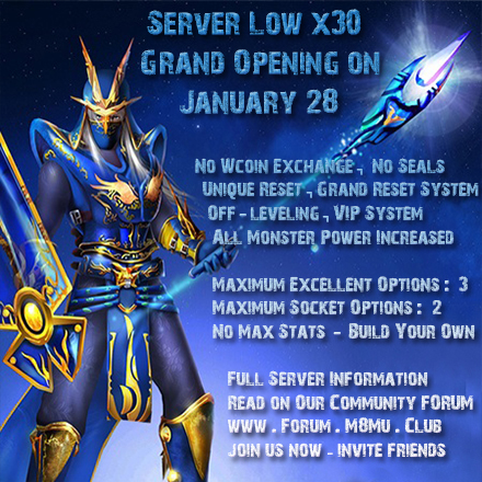 [AD] M8Mu / Season 9 / Server LOW x30 / No Max, No FO / 13. March