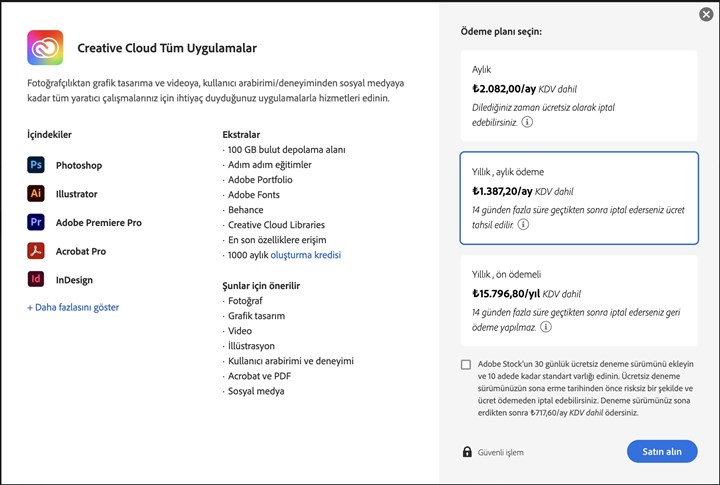 Adobe Türkiye fiyatlarına bir zam daha: İşte yeni fiyatlar