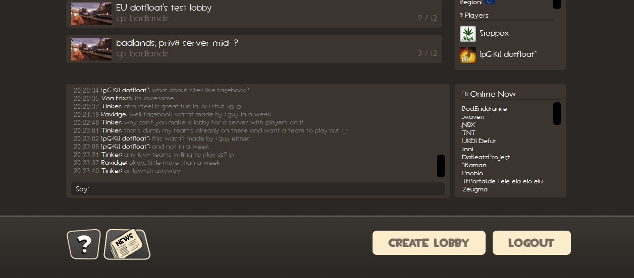  Team Fortress 2 Lobby .com