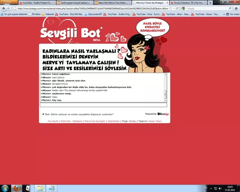  Bakın Bot Merve Yine Neler Saçmalıyor? :D