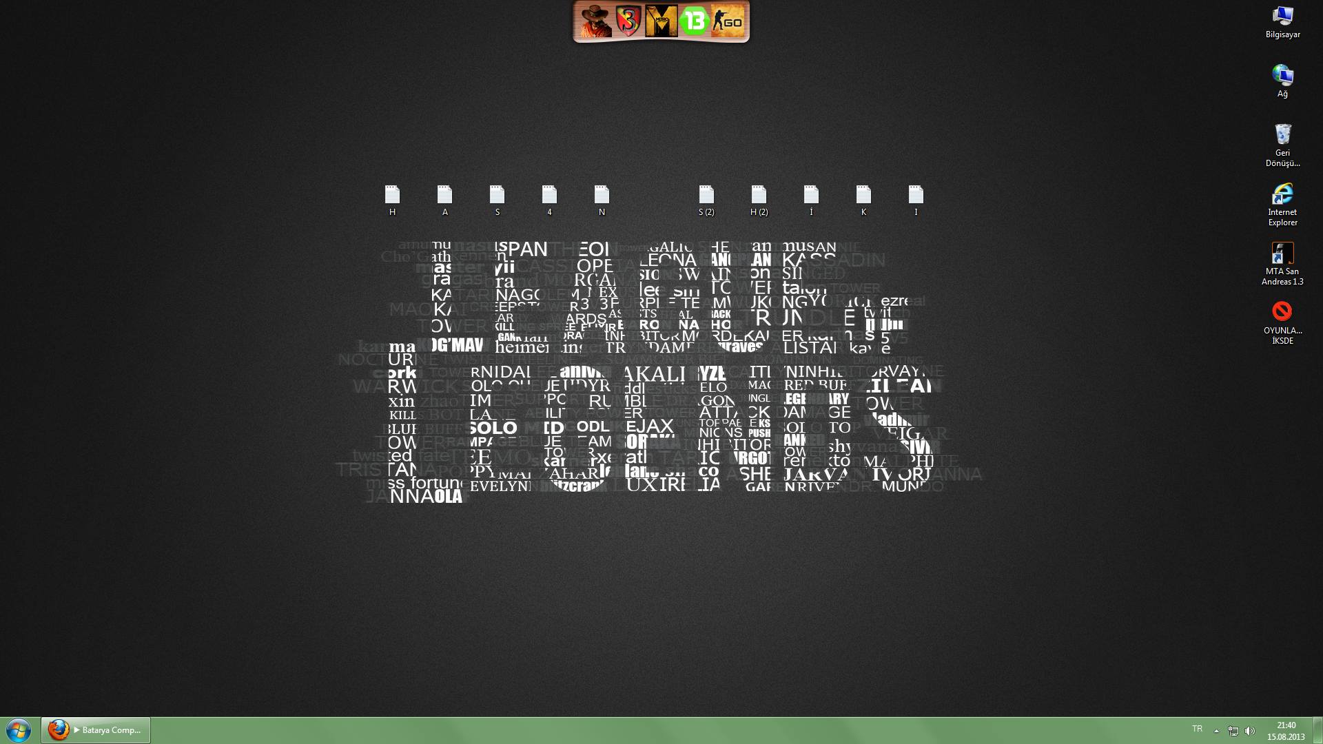  Bu Taskbar'ın adını bilen varmı ?