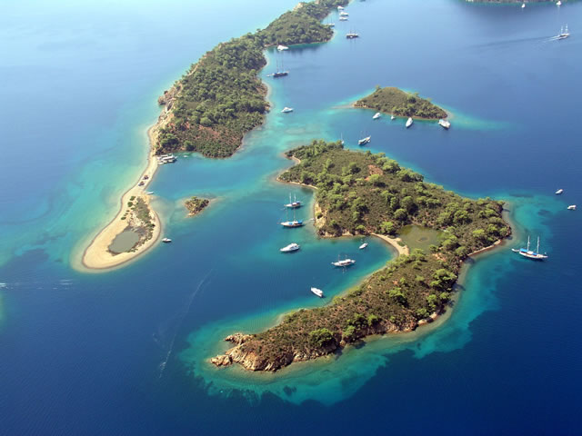  Göcek resimleri, Göcek koyları ve mavi yolculuk