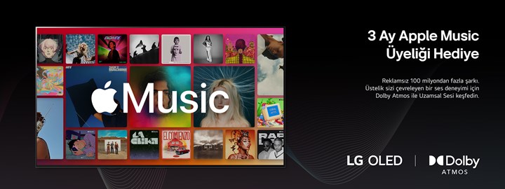 LG, Smart TV kullanıcılarına 3 ay Apple Music hediye!