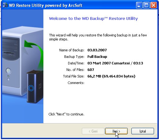  -& WD &- Harici Harddisk Backup(Yedekleme) Yazılımı -& WD &-