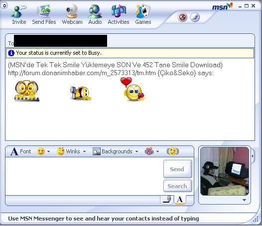  MSN'de Tek Tek Smile Yüklemeye SON Ve 739 Tane Smile Download