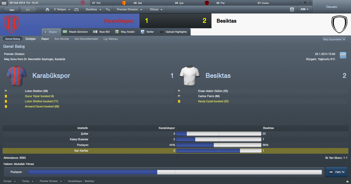  FM 12 Günlüğüm