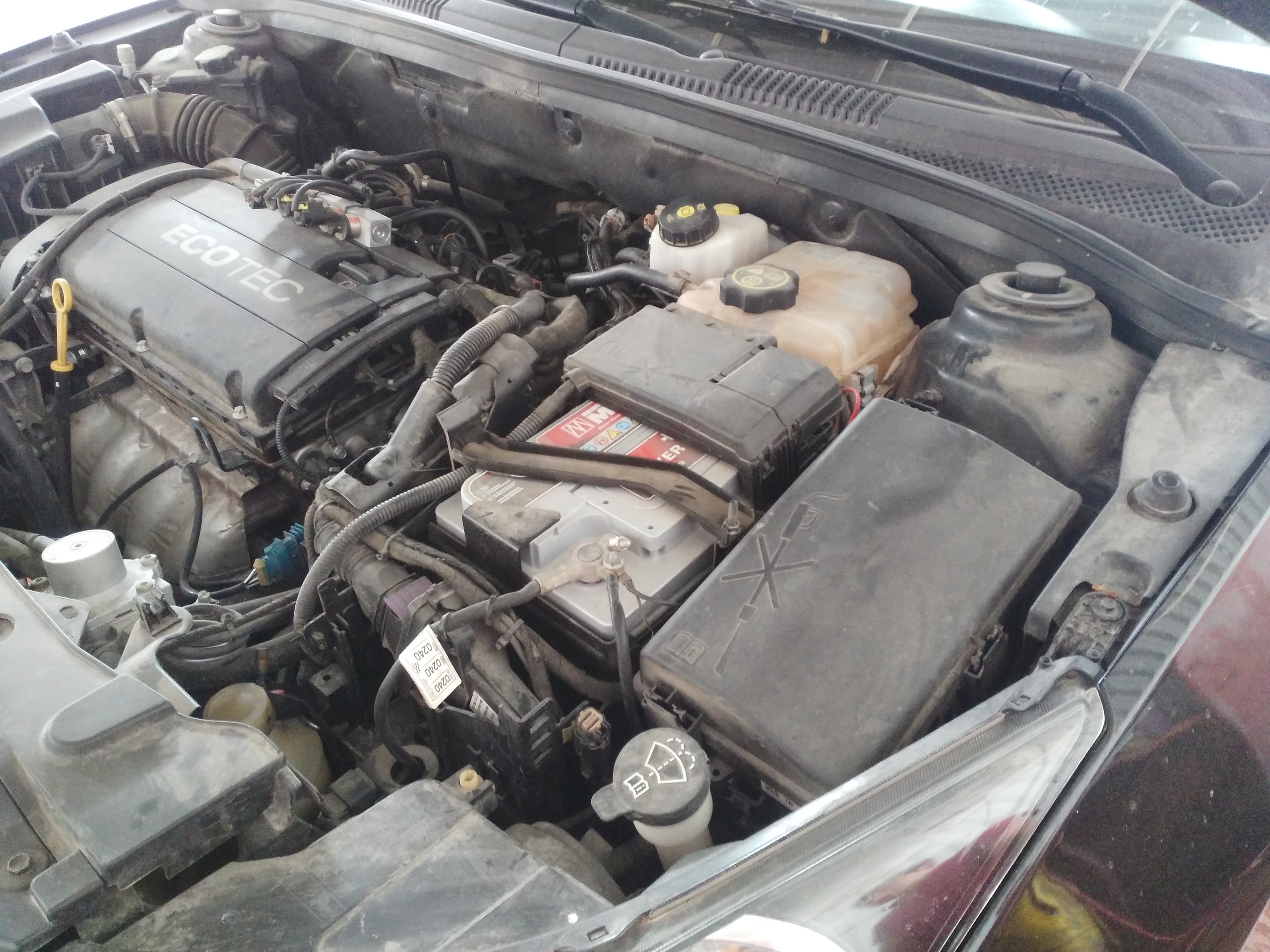  Chevrolet Cruze 1.6 Benzinli Motor Temizliği