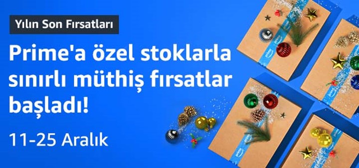 Amazon’da yılın son indirimleri başladı!