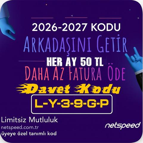 [NETSPEED] ARKADAŞINI GETİR REFERANS KAMPANYASI [ANA KONU]