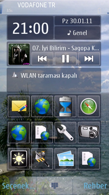  Güncellendi.Nokia 5800,5530,n97,5230 ve tüm s60_v5 'ler için FULL Tema