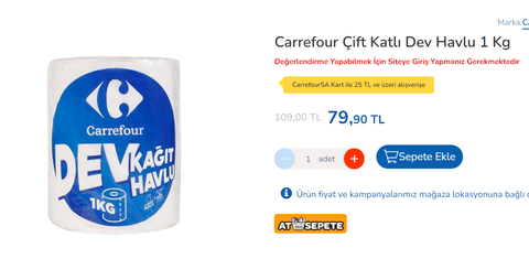 CarrefourSa Kart'la; indirimi yakala