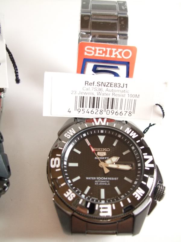 Satılık Sıfır Seiko 5 Sports Otomatik Saatler