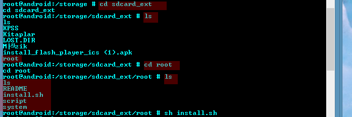 Root script