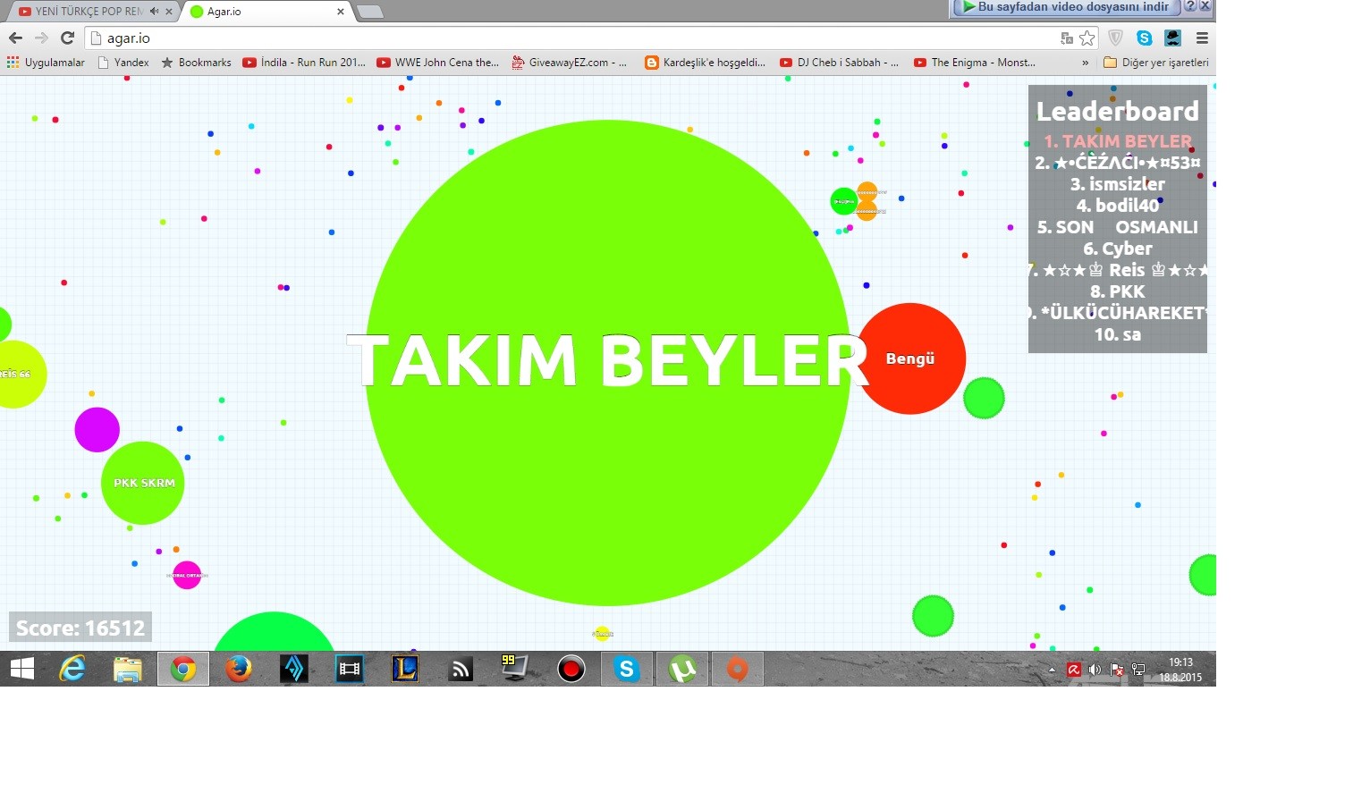 Agar.io Oynuyoruzz!