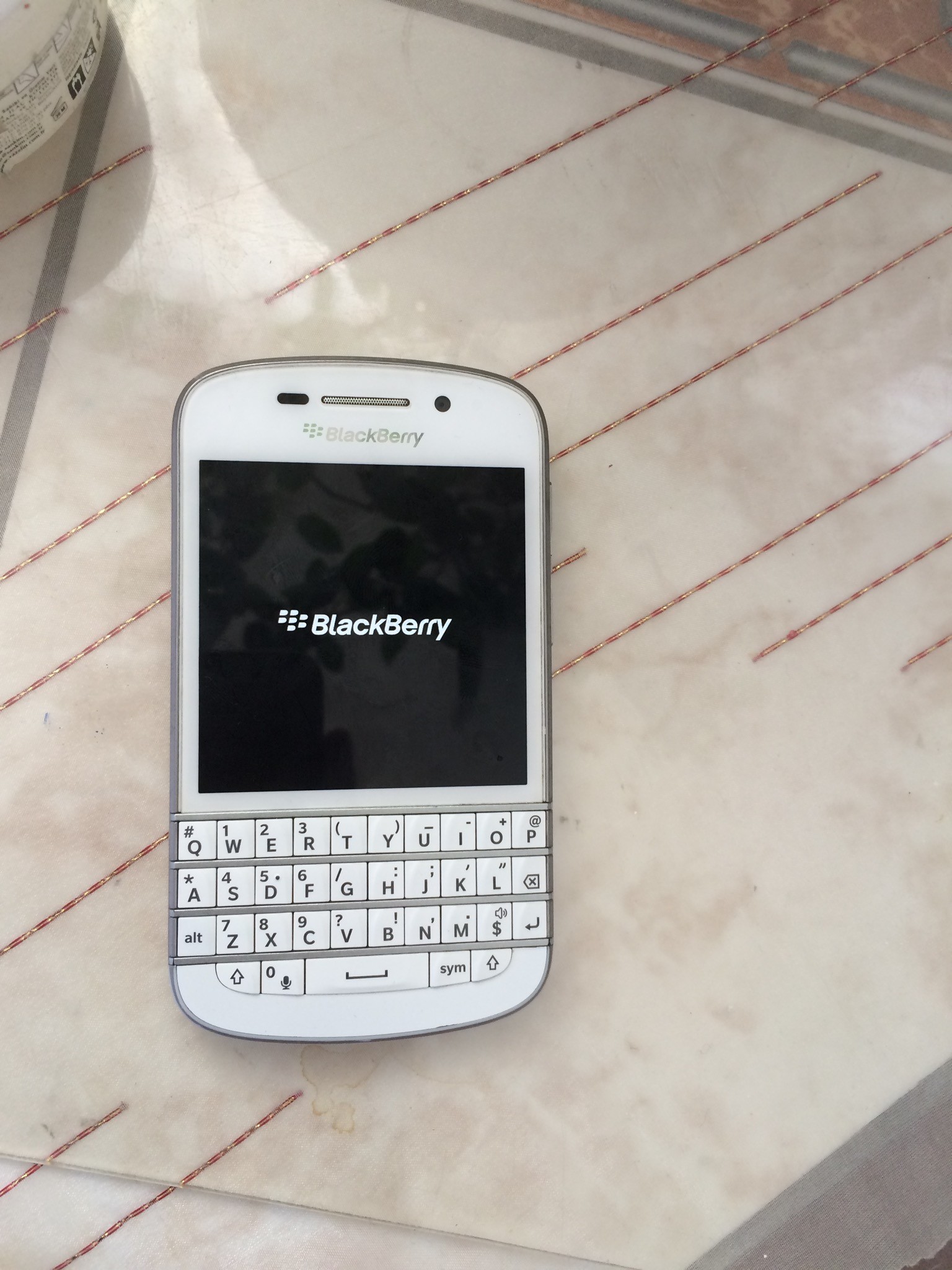 Beyaz satılık blackberry Q10