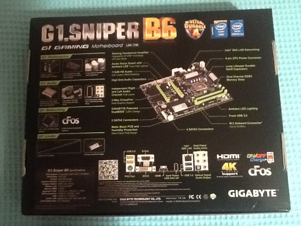 Gigabyte G1 Sniper B6 1150 Pin