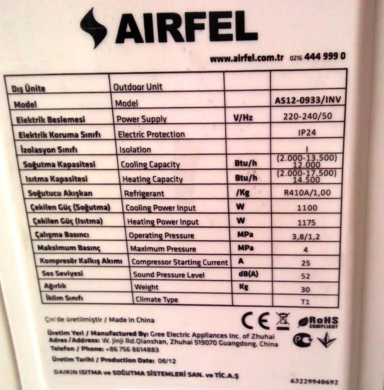  Airfel AS12-933 inv klima aldım- montaj yapıldı - resim eklendi