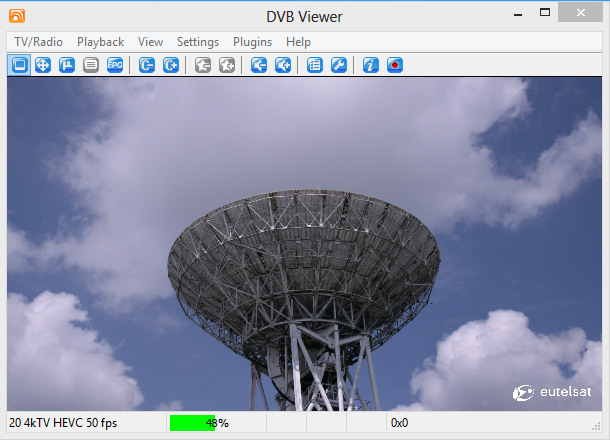  Hotbird uydusunda test amaçlı 4K yayın başladı.