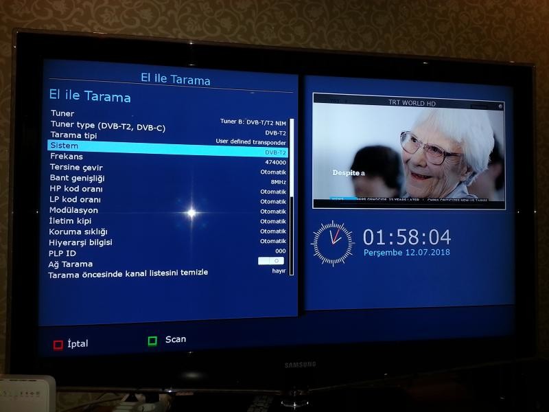 41 KERE MAŞALLAH!=Karasal yayın+kablo tv yayın+uydu tuner e2 cıhazı satlık-takaslık