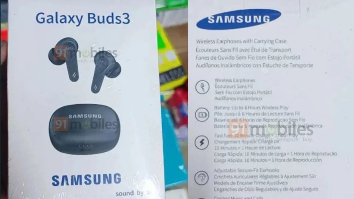 Galaxy Buds 3’ün kutusu ortaya çıktı: AirPods’a benzer tasarım kesinleşti