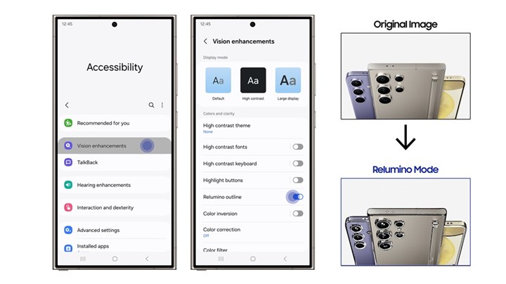 Samsung TV'lerdeki erişilebilirlik özelliği Galaxy telefonlara geliyor