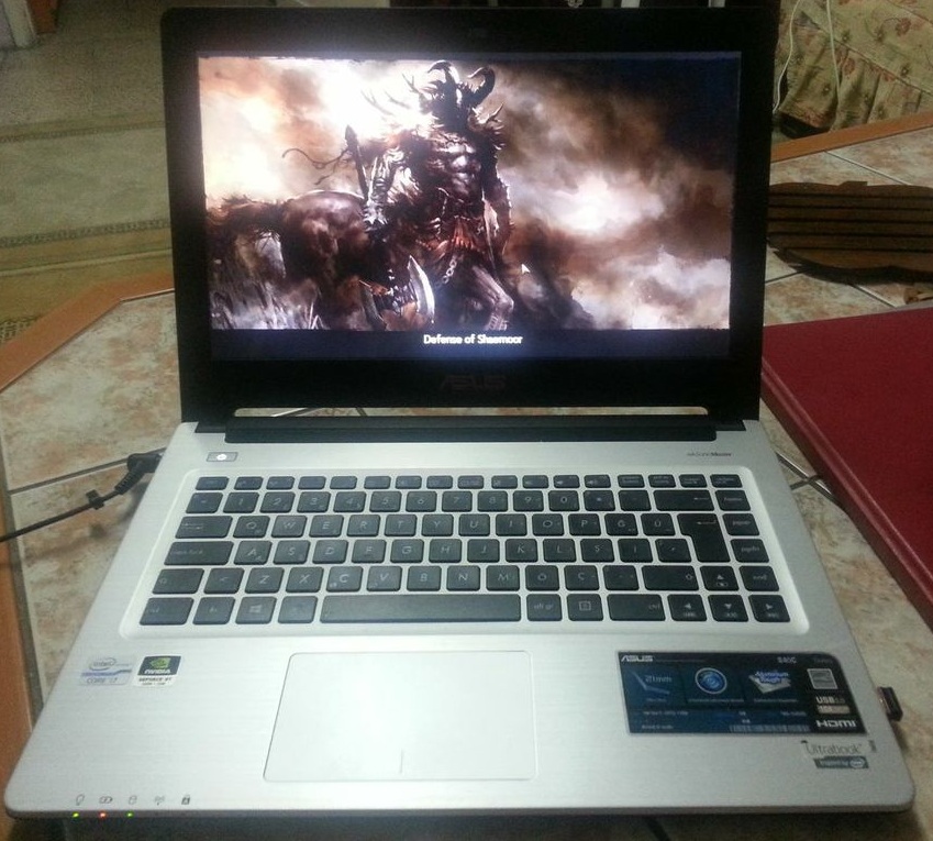  SATILIK ASUS S46CM-WX103H ULTRABOOK i7 20 AY GARANTİLİ TEKNOSA FATURALI