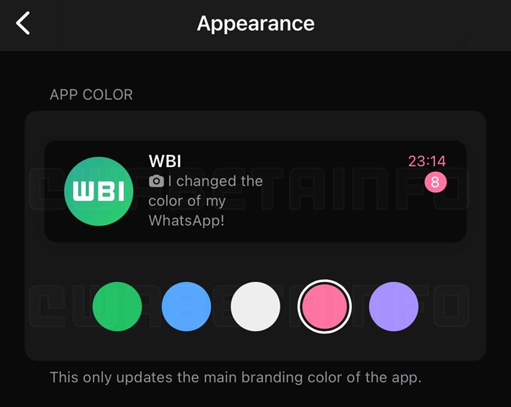 WhatsApp'ın rengi değiştirilebilecek: İşte yeni özellik