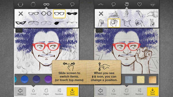 Çizim oluşturma uygulaması Uface, iOS 7 desteğine kavuştu