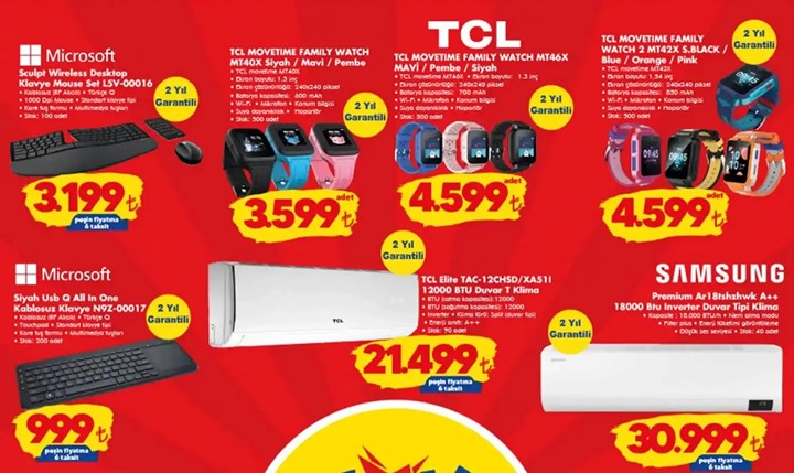 ŞOK marketler TCL MoveTime çocuk saati satıyor