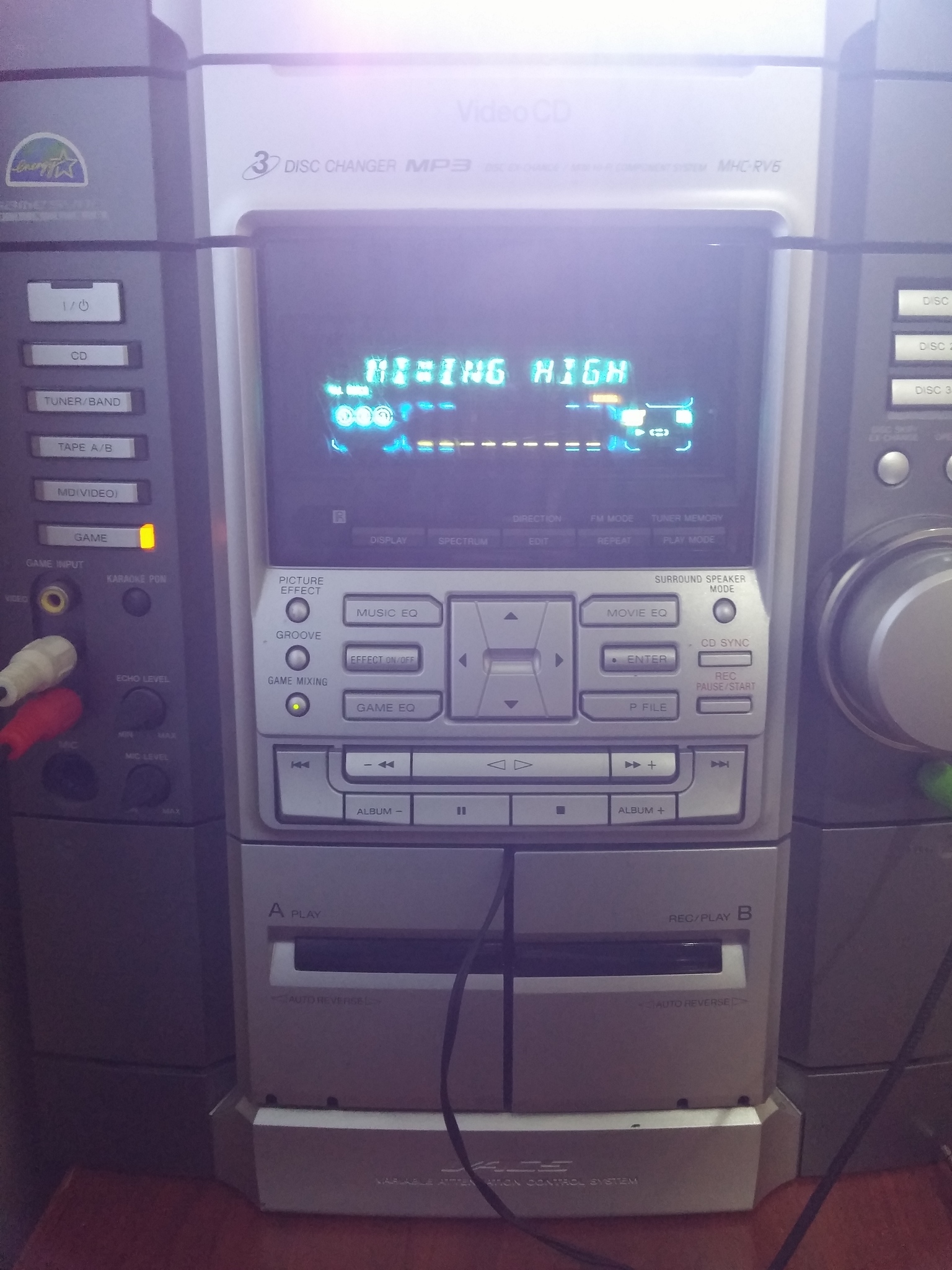  SONY MHC-RV6 GAME MİXİNG ? (ÇÖZÜLDÜ)