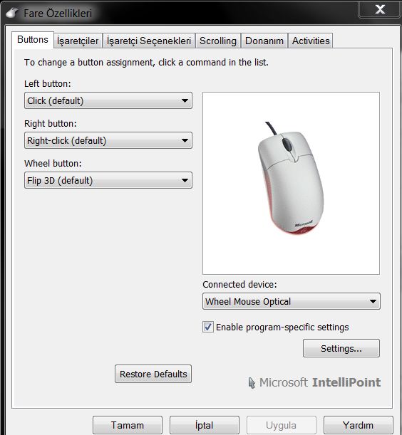  klavye maus yardım lütfen