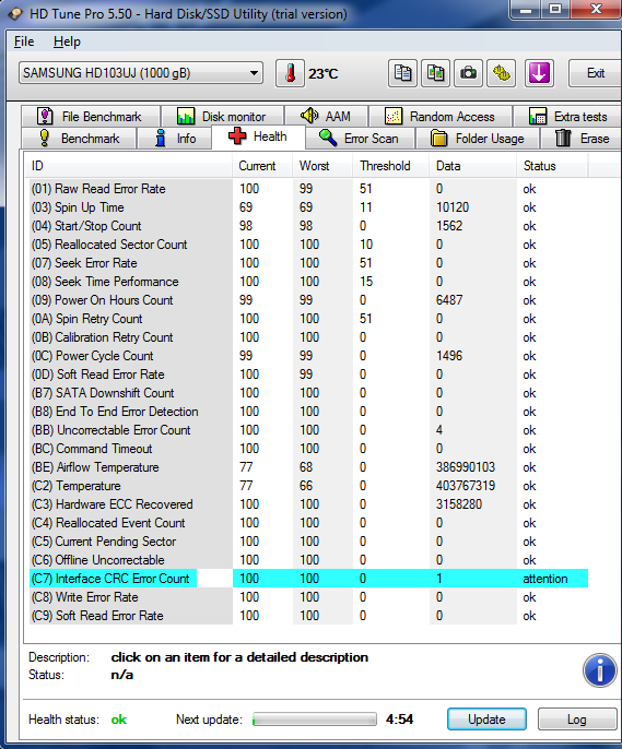  HD tune programlı ile harddisk testi resimli anlatım