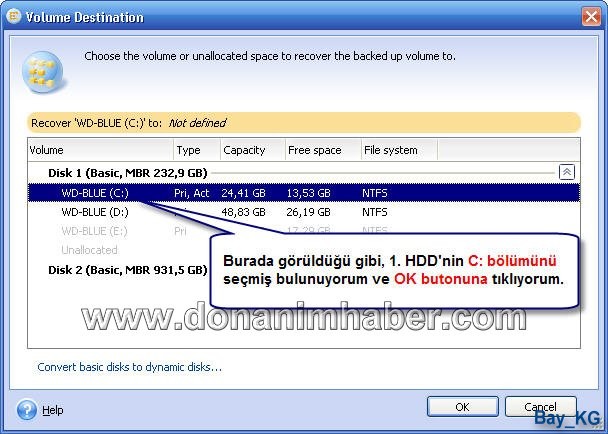  Acronis Backup & Recovery Server + Universal Restore (Resimli Anlatım)