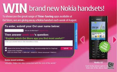  Nokia: Ovi Kullanıcılarına, Yüzlerce Bedava Cep Telefonu!